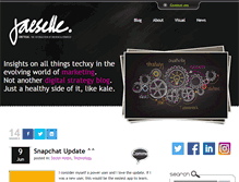 Tablet Screenshot of jaeselle.com
